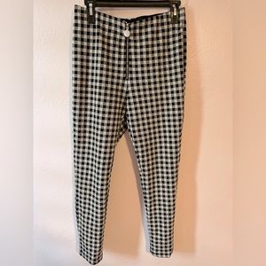 Zara Large black and white pants for women. Very comfy.